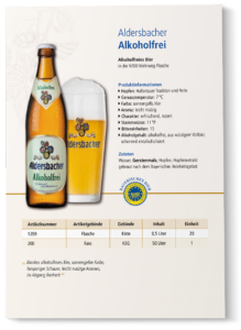 Datenblatt Aldersbacher Alkoholfrei Titelbild